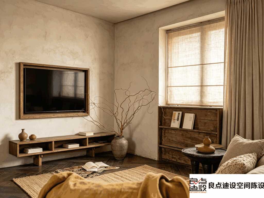 90㎡两居室软装设计封神✨侘寂风把松弛感焊在家里